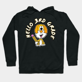 Hello 3rd Grade Dog Back To School 2022 Hoodie